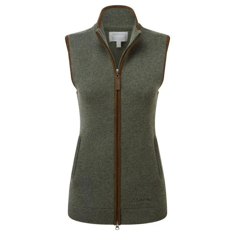 Schoffel Orkney Merino Ladies Gilet - Cedar