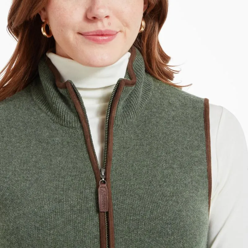 Schoffel Orkney Merino Ladies Gilet - Cedar