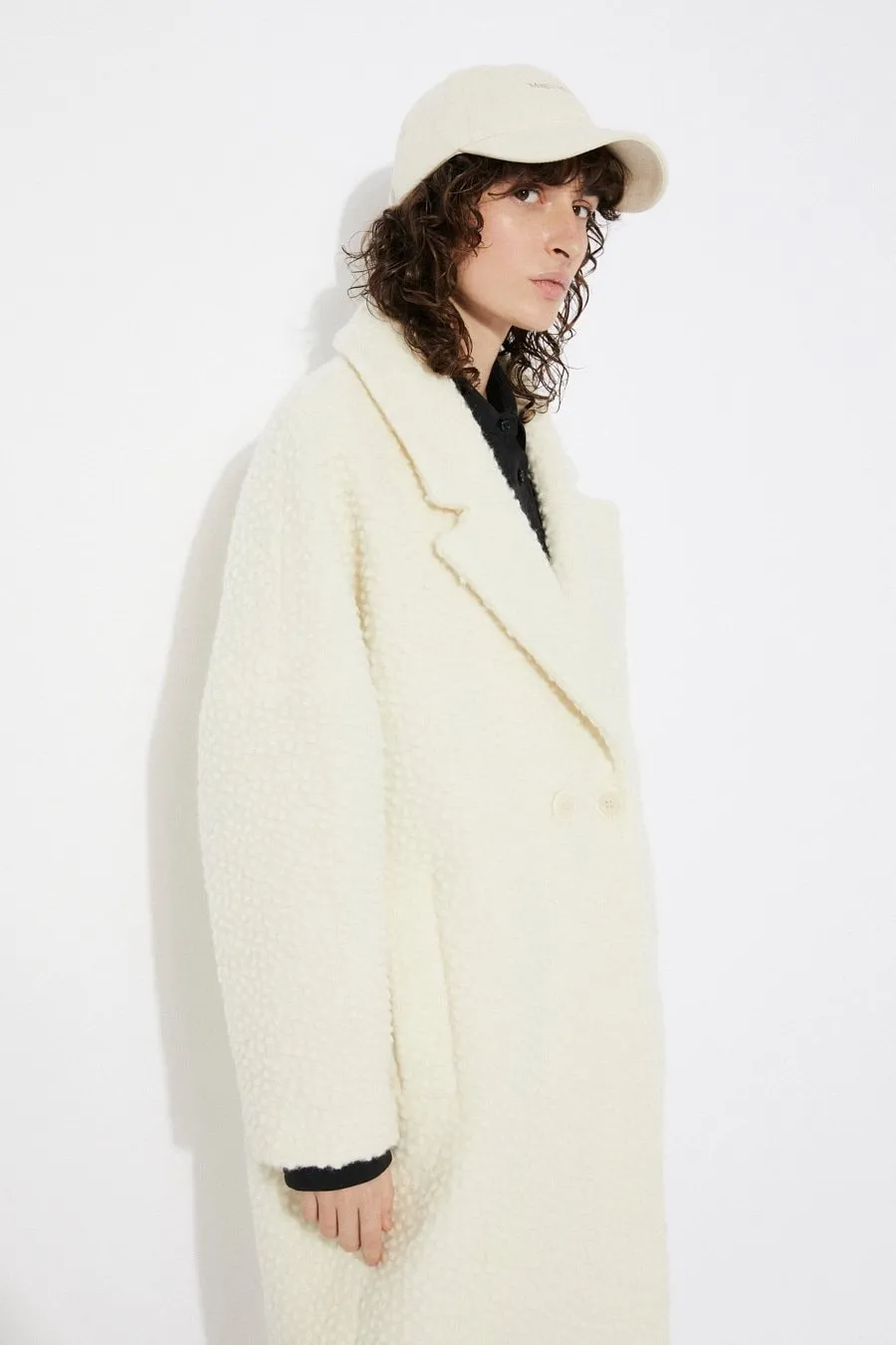 Setut Wool Coat Ice White