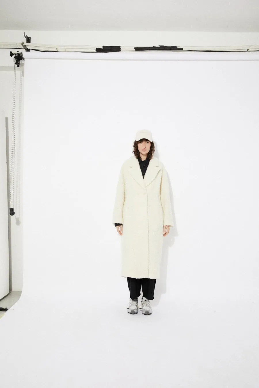 Setut Wool Coat Ice White