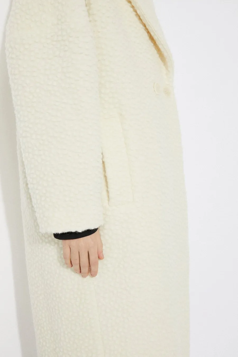 Setut Wool Coat Ice White