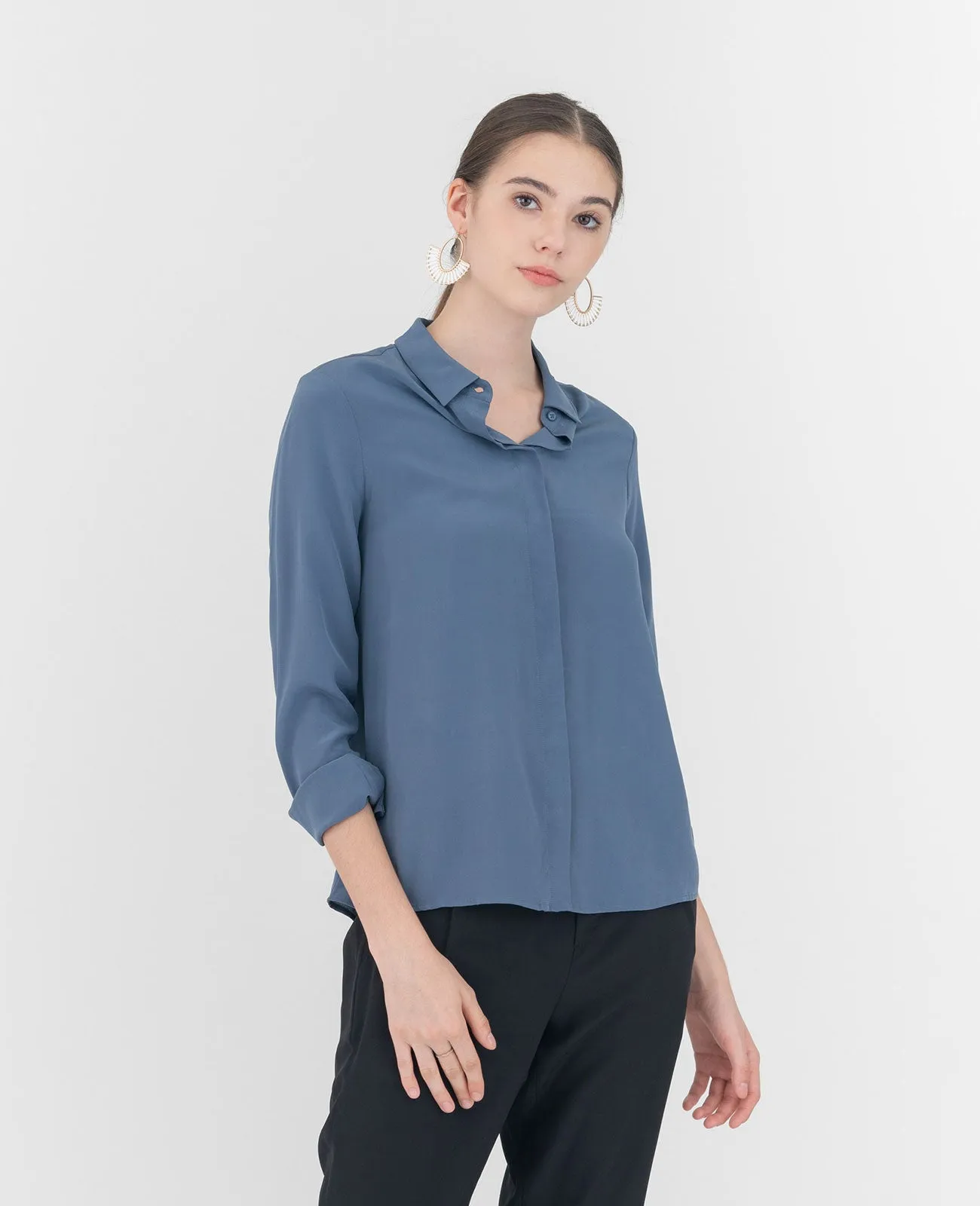 Silk Long Sleeve Shirt