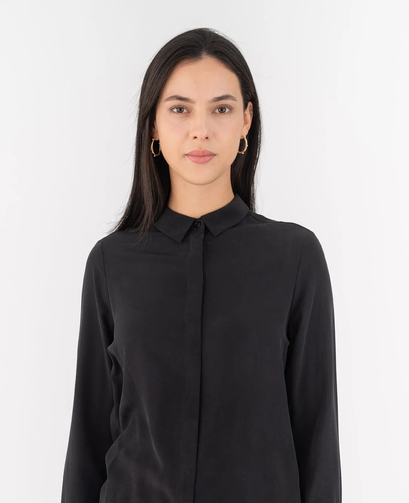 Silk Long Sleeve Shirt