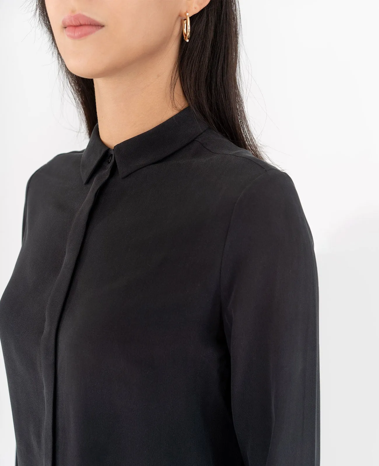 Silk Long Sleeve Shirt