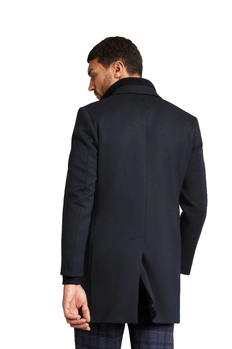 Slim Fitting Wool Coat