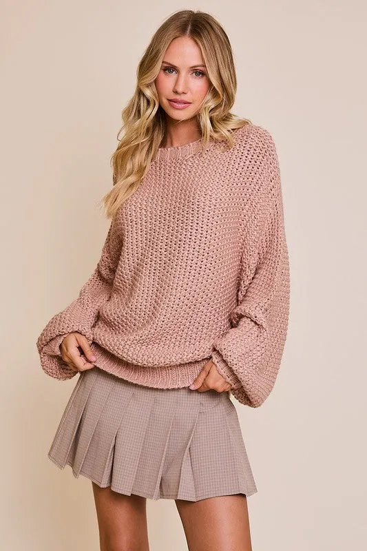 Soft Reflections Chunky Yarn Sweater