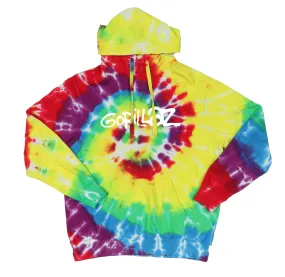 Spray Logo Rainbow Tie Dye Hoodie