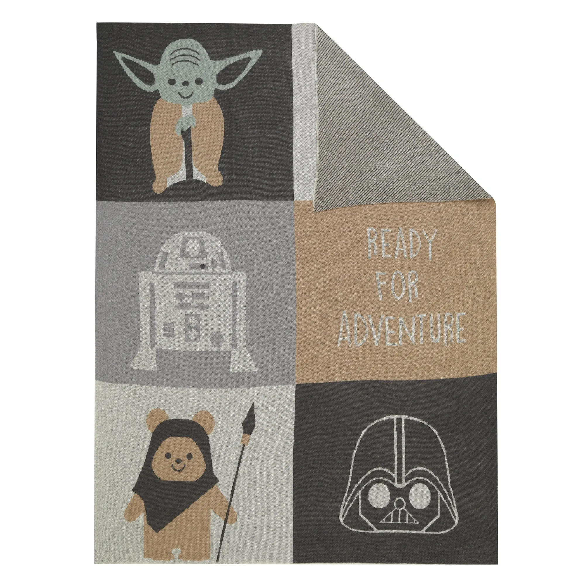 Star Wars The Force Patchwork Knit Blanket