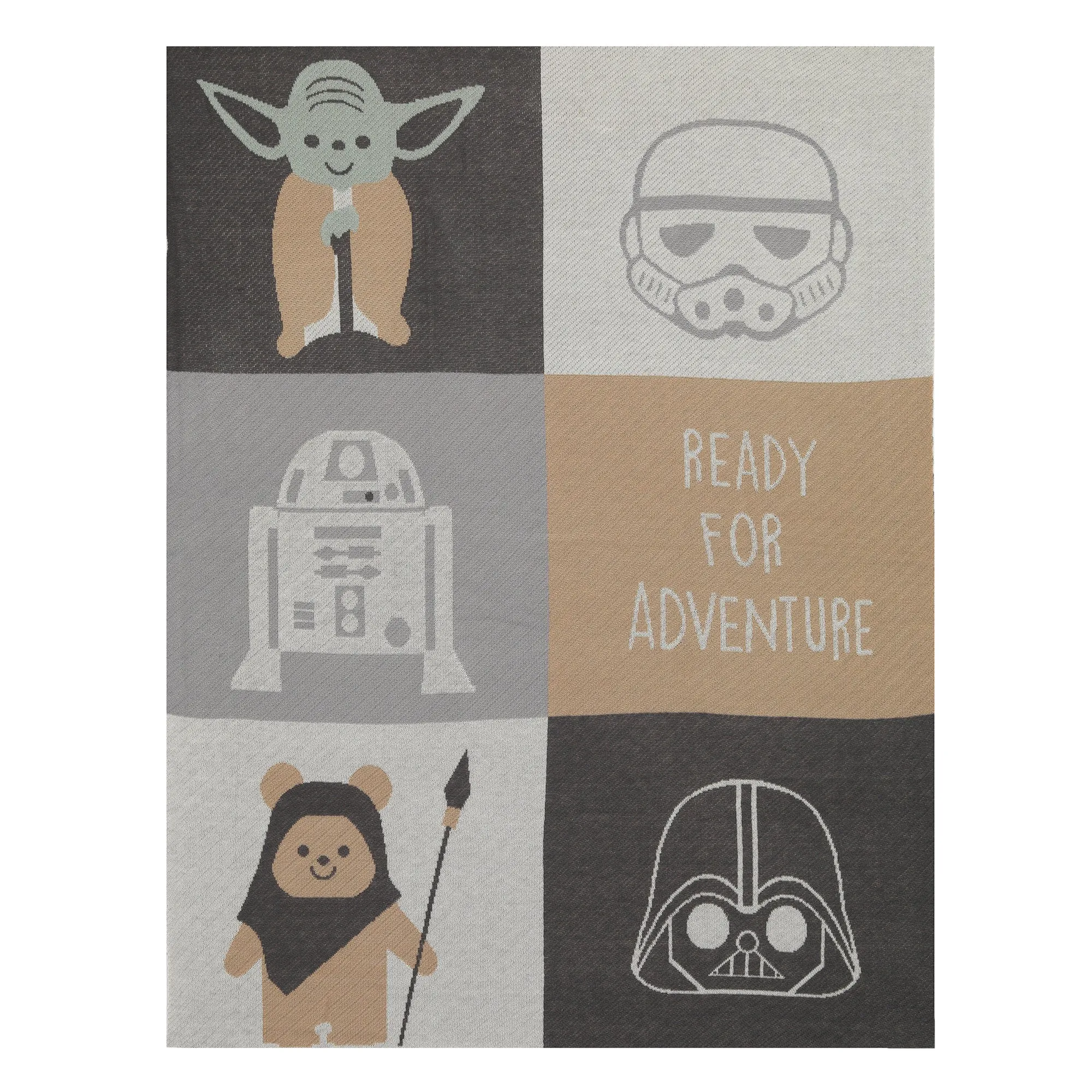 Star Wars The Force Patchwork Knit Blanket