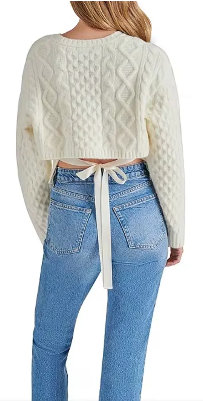 Steve Madden  Kessie Sweater White