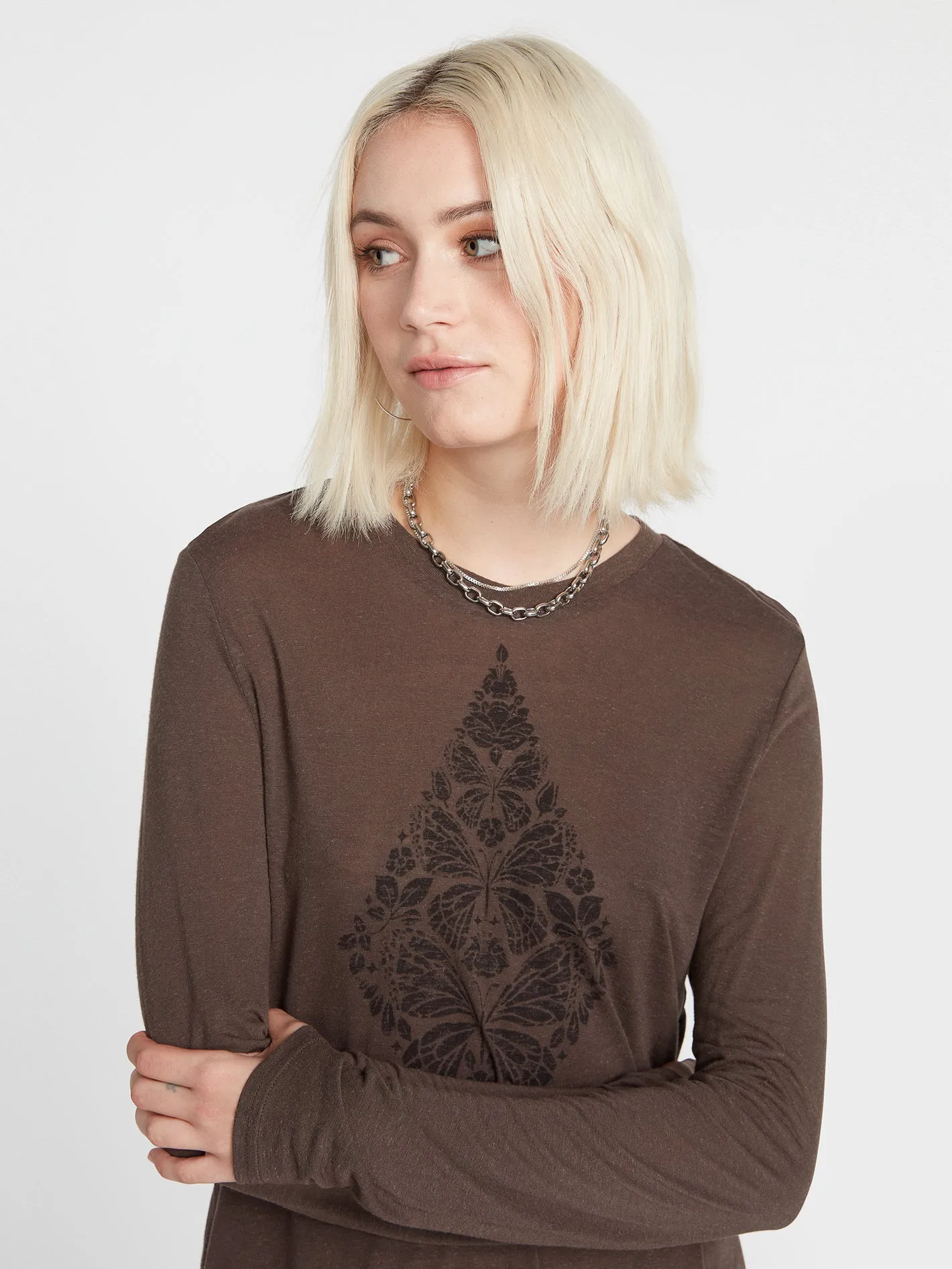 Tern N Bern Long Sleeve Top - Espresso