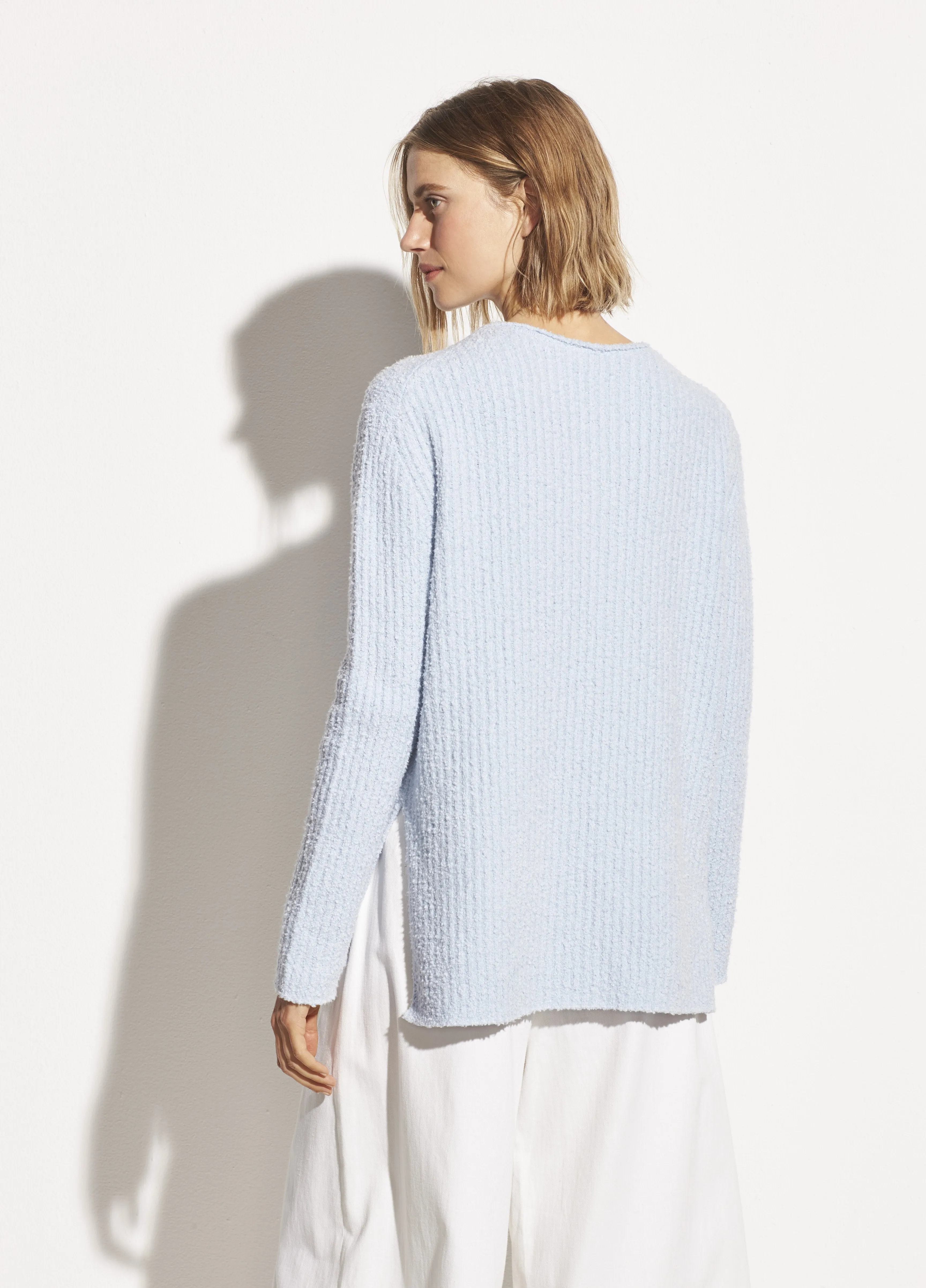 Texture Rib Tunic in Glacier