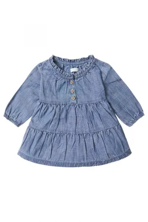 The Cleveland Dress - Light Aged Blue - BABY