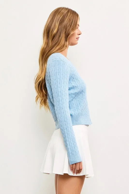 The Domi sweater- Lt Blue