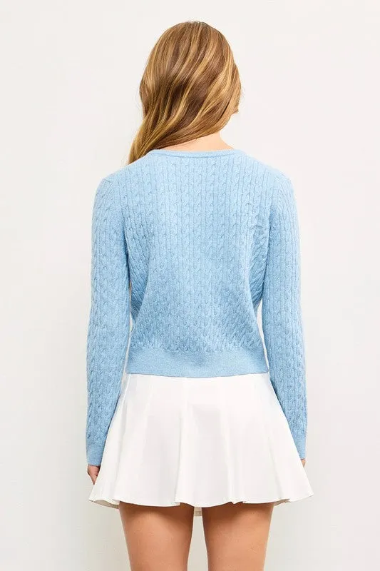 The Domi sweater- Lt Blue