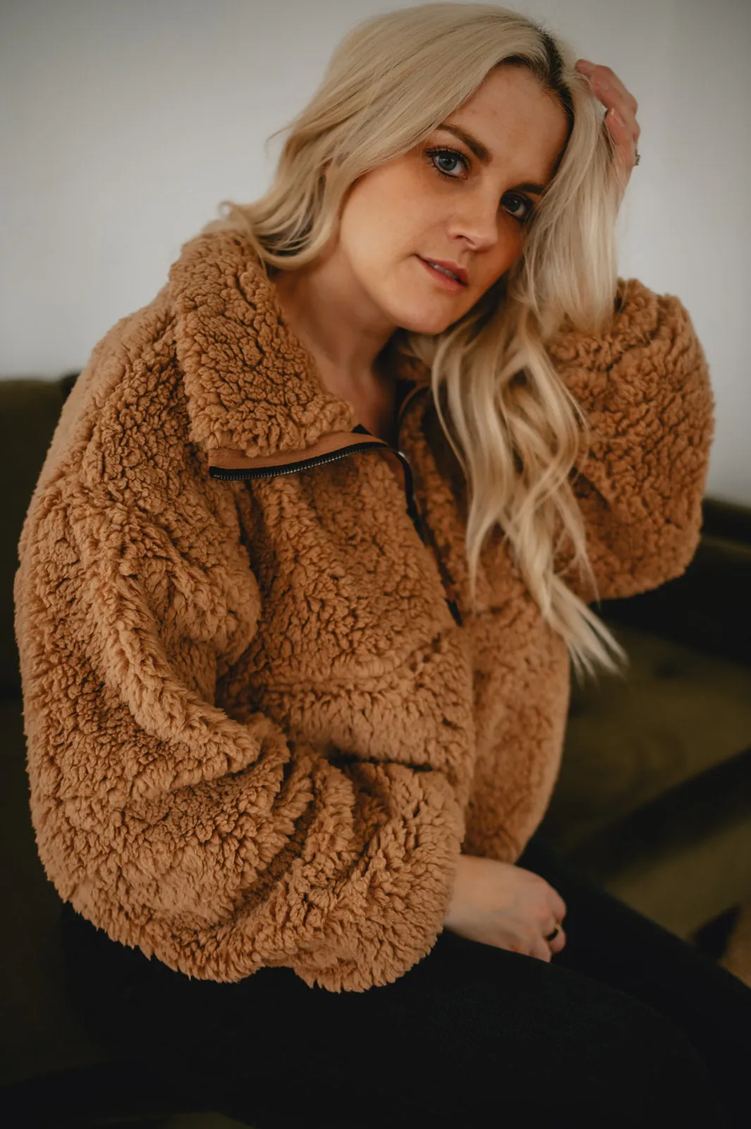 The Everest Pullover by Saltwater Luxe - Camel