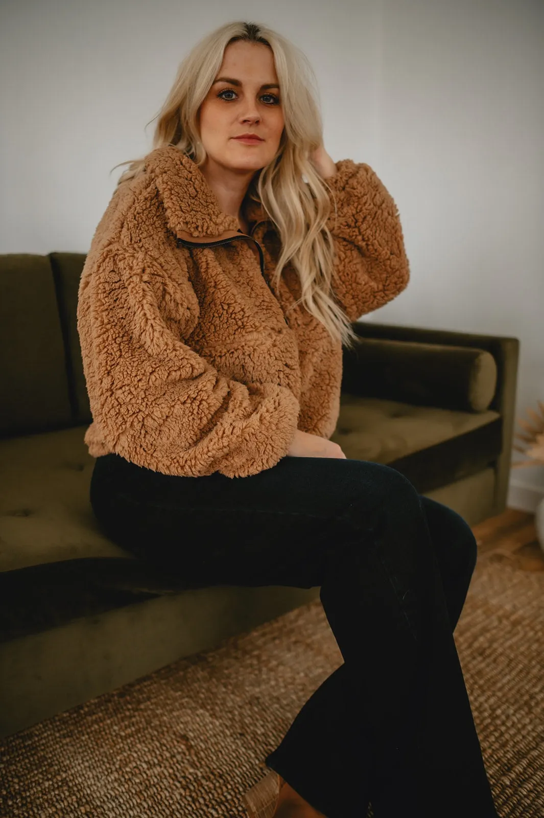 The Everest Pullover by Saltwater Luxe - Camel