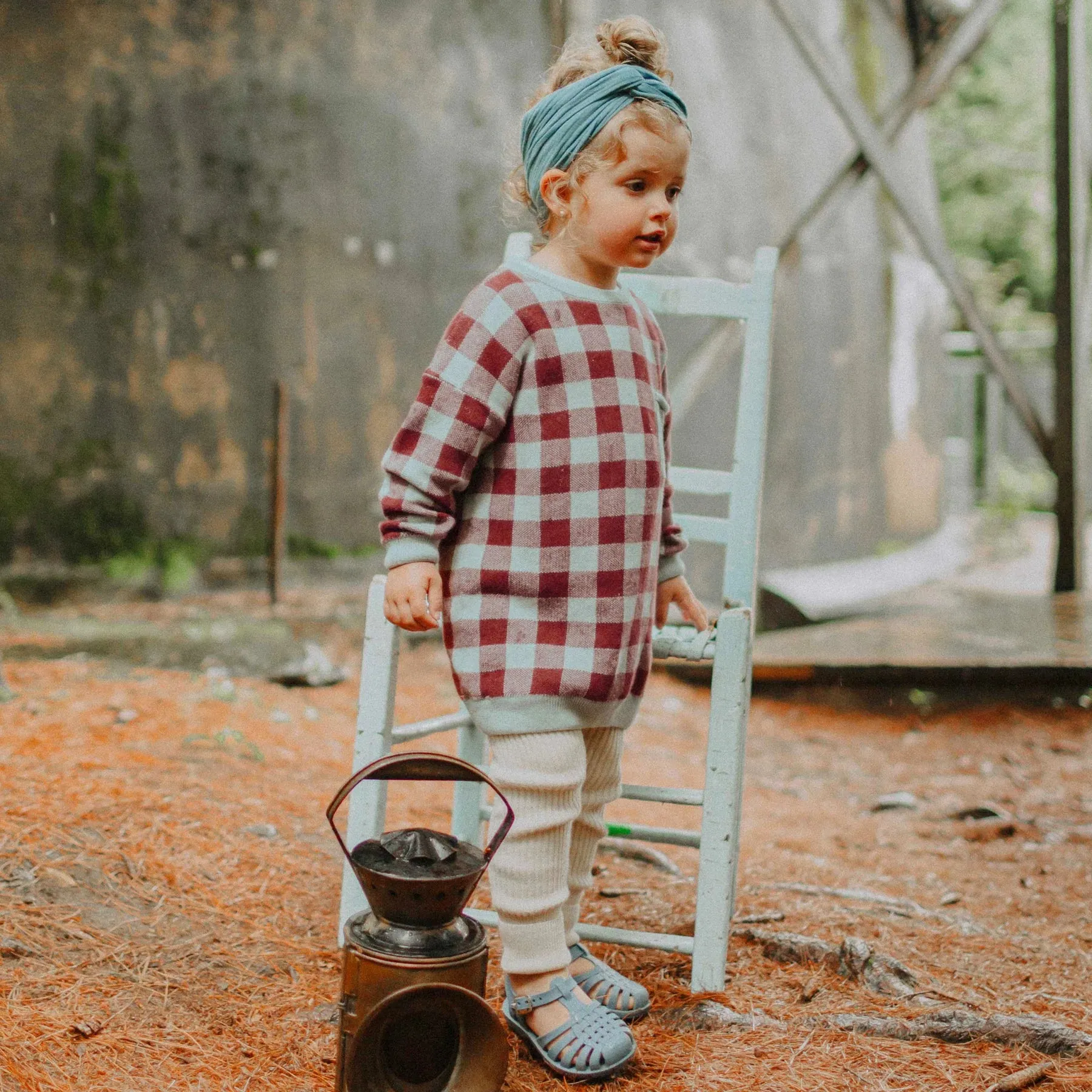 The Hunter Plaid Knit Dress - BABY