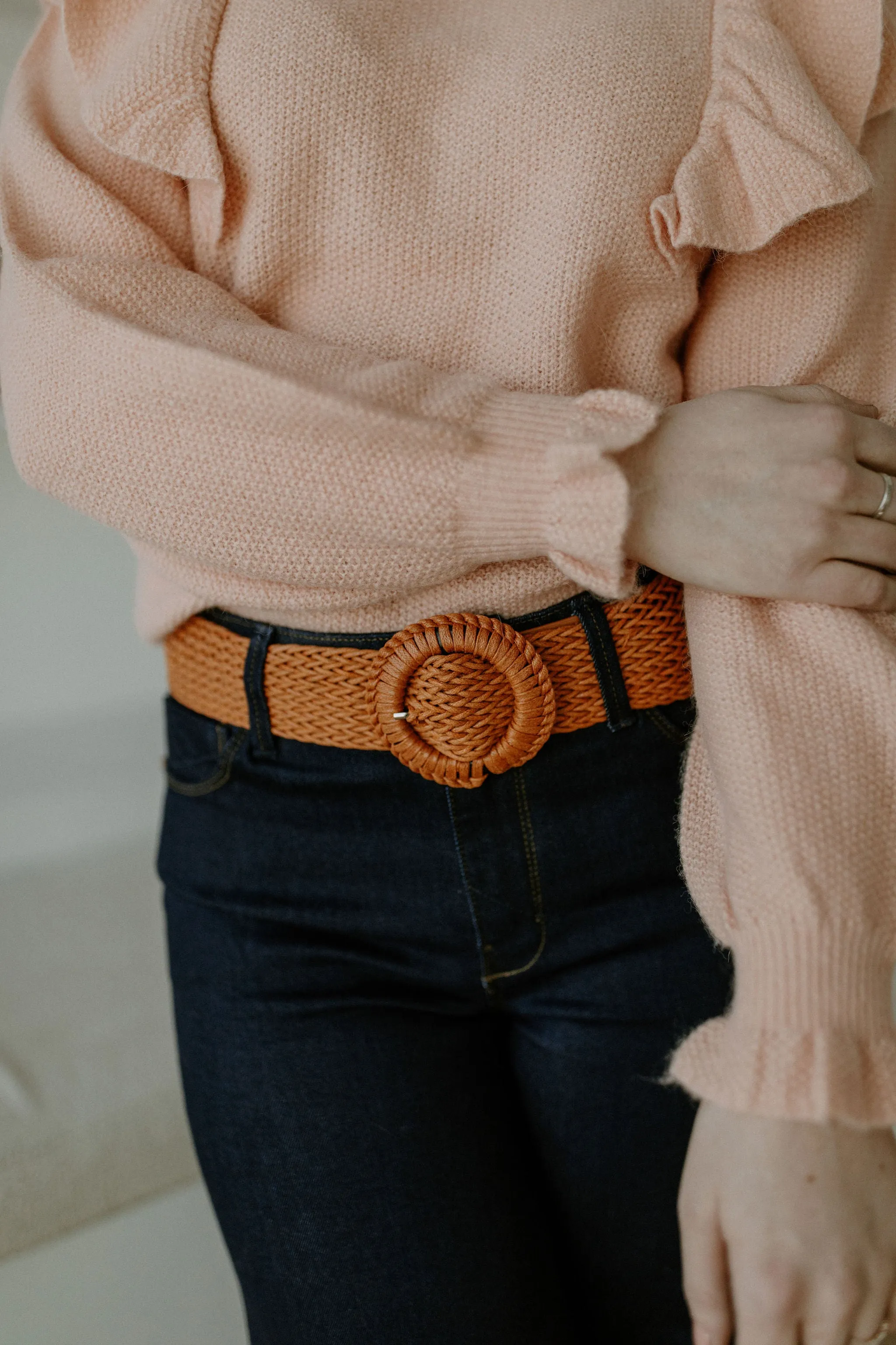 The Kamile Knit Sweater by Part Two - Blush