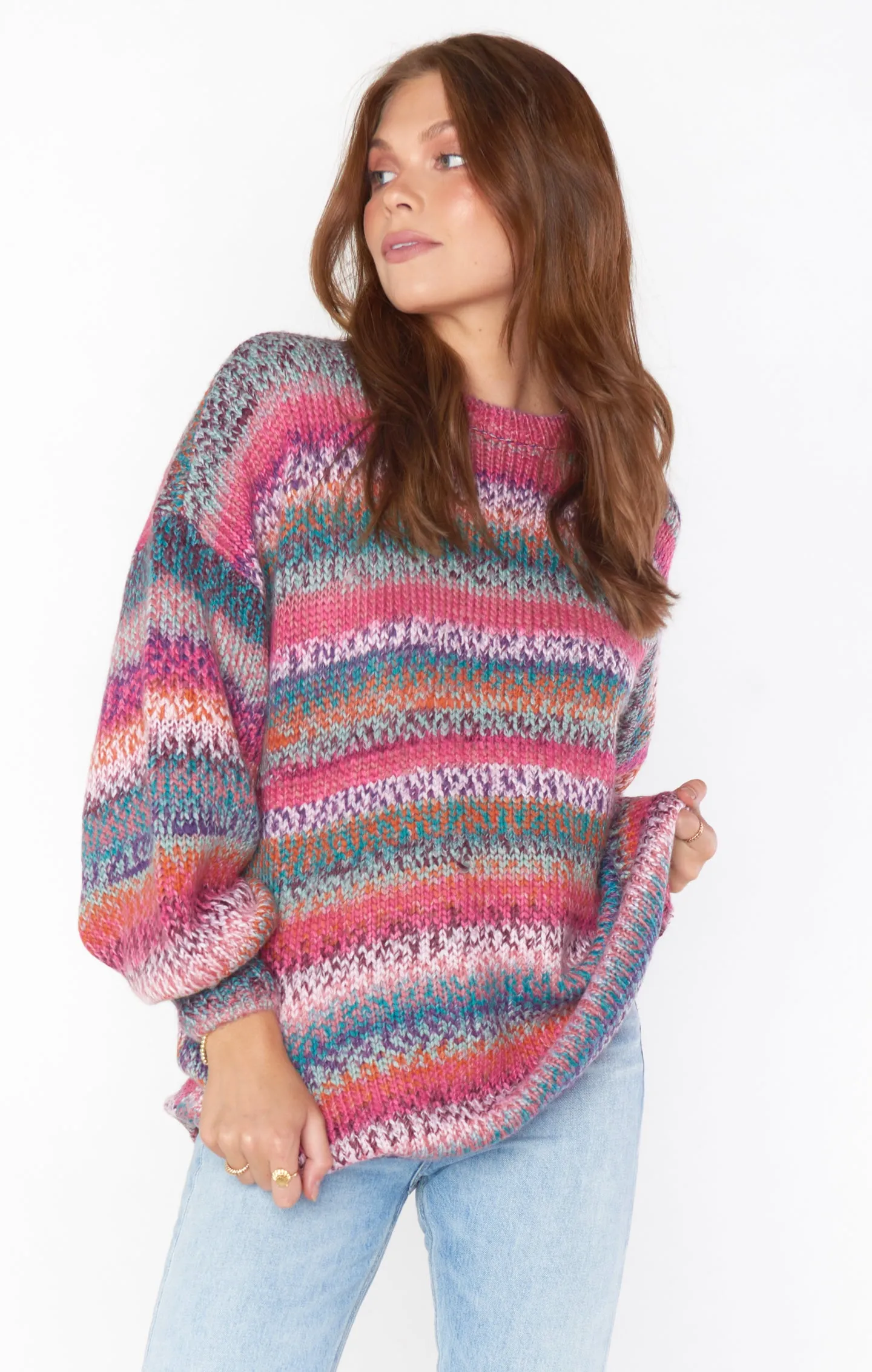 Timothy Tunic Sweater ~ Ombre Space Dye Knit