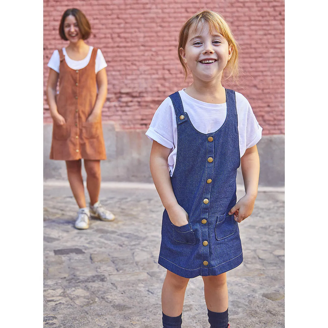 TORONTO Kids - Pinafore Dress - 3/12y - Paper Sewing Pattern