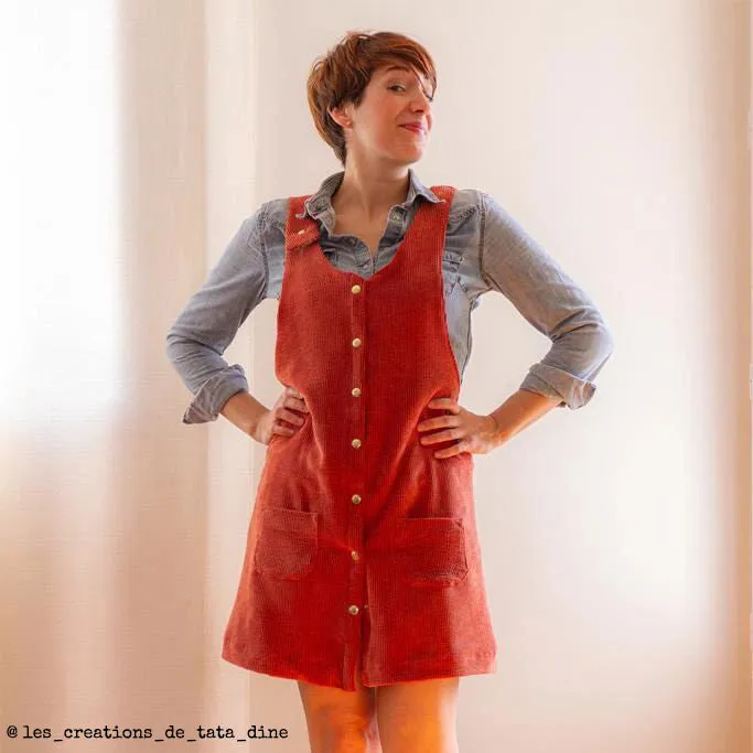 TORONTO - Pinafore Dress - Women 32-52 - PDF Sewing Pattern