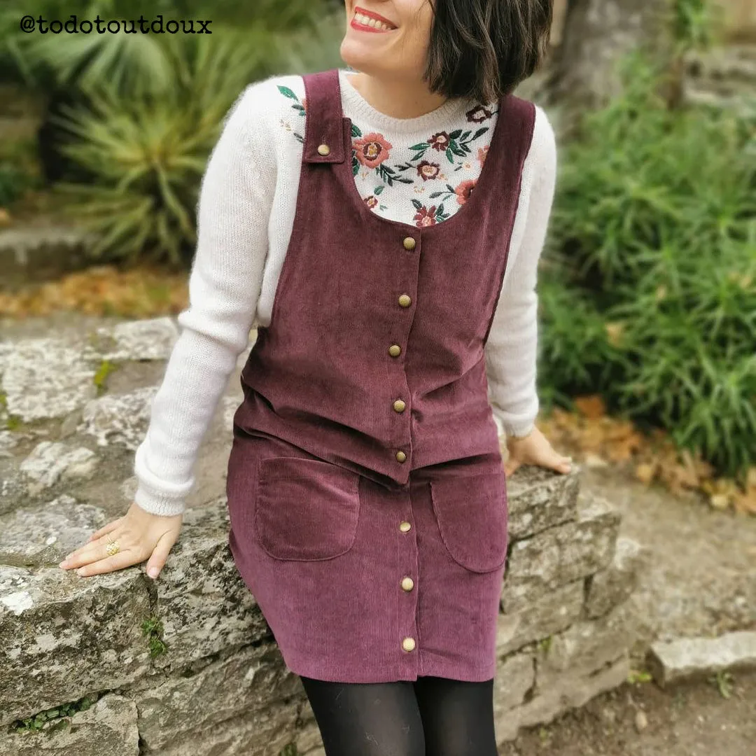 TORONTO - Pinafore Dress - Women 32-52 - PDF Sewing Pattern