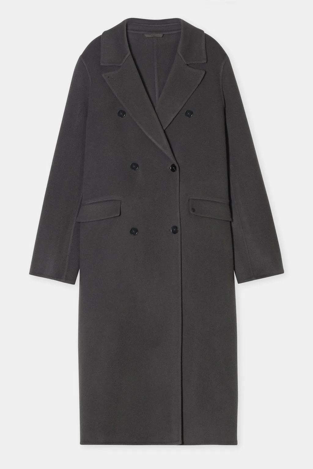 Virgin Wool Cashmere Blend Coat - Irish Coffee