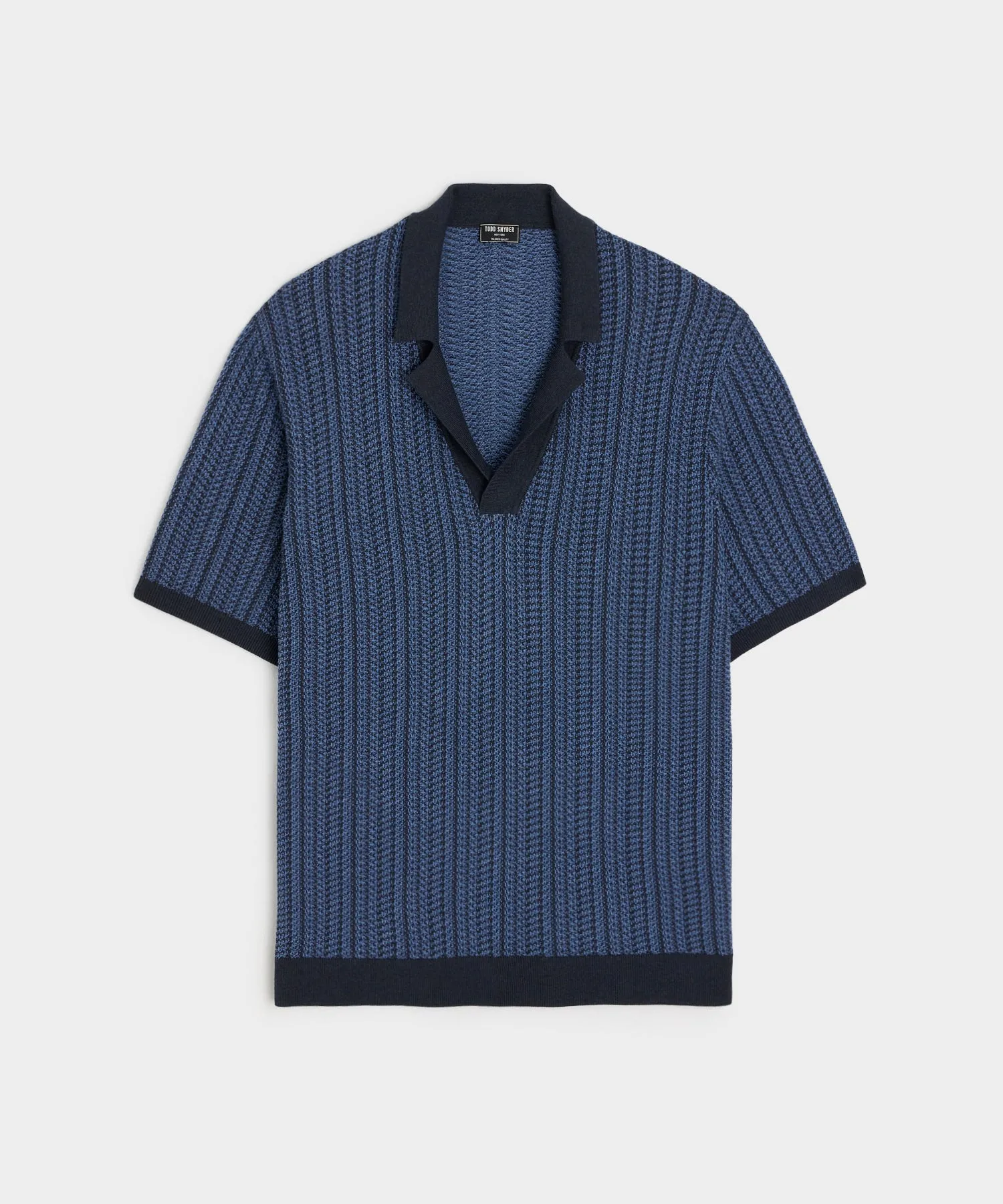 Weston Sweater Polo in Blue Note