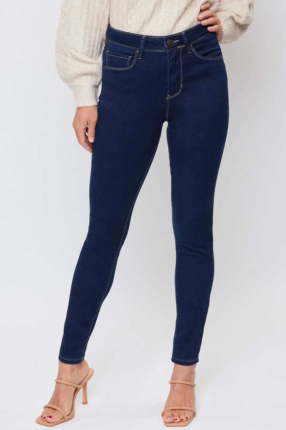 Women's Essential High Rise Clean Hem Skinny Jean