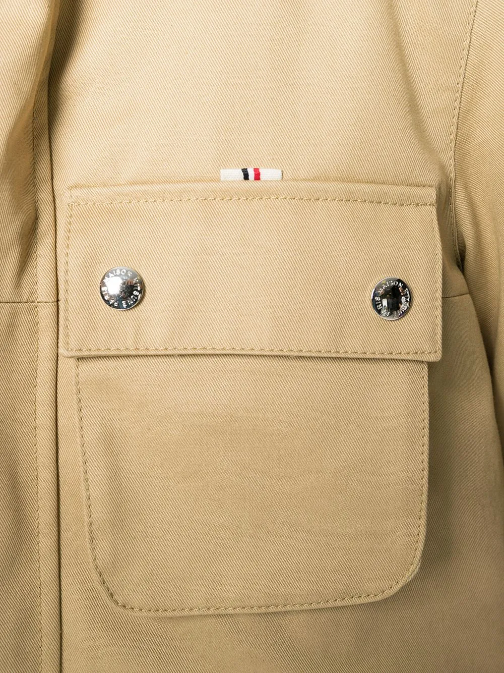 Wool Cotton Blend Cargo Jacket - LAST PIECE