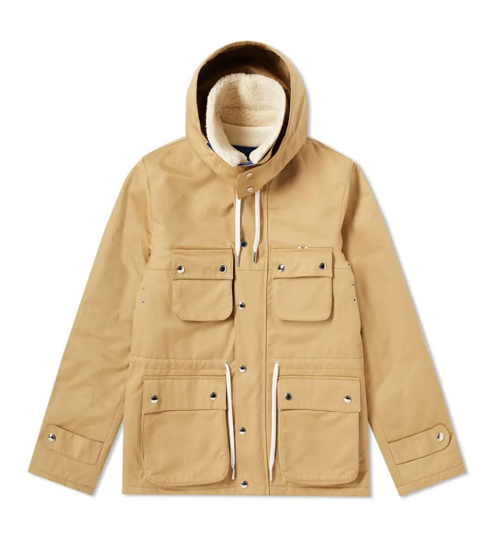 Wool Cotton Blend Cargo Jacket - LAST PIECE