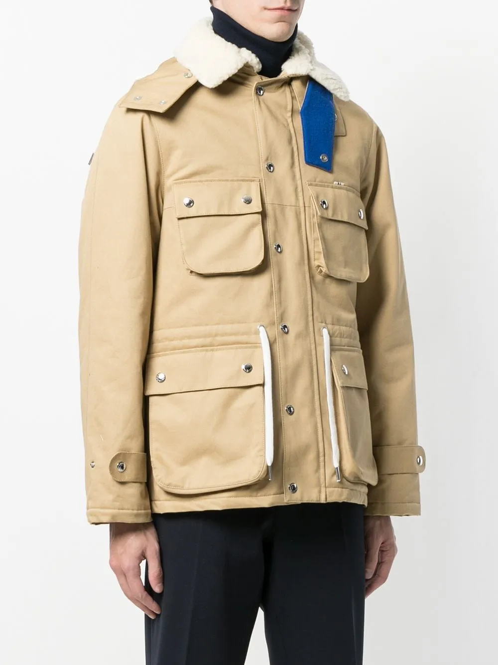 Wool Cotton Blend Cargo Jacket - LAST PIECE