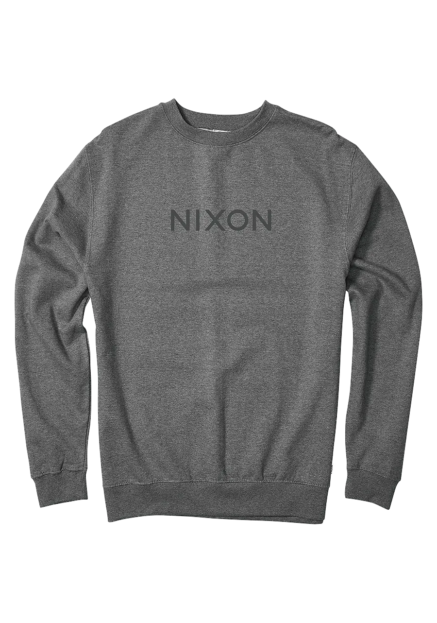 Wordmark Crew Sweatshirt - Dark Heather Gray