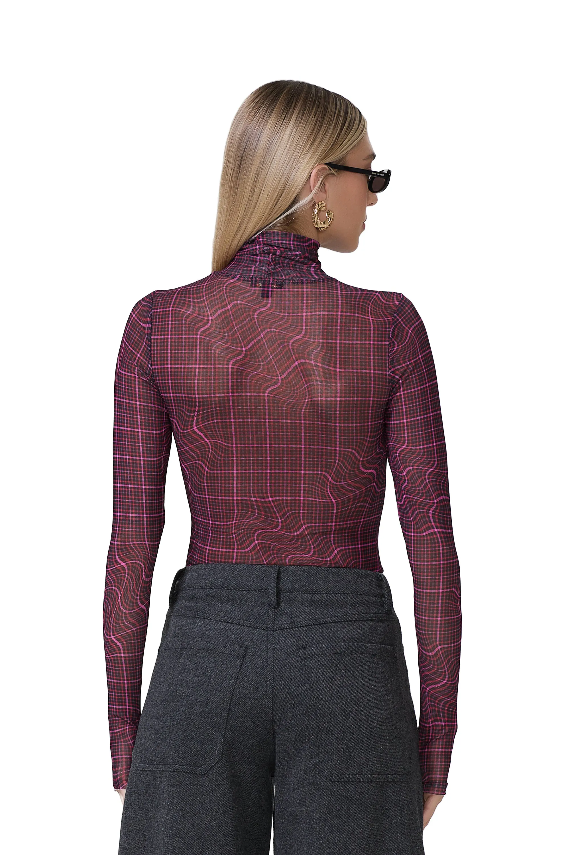 Zadie Top - Twisted Plaid